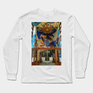 Chapel at the Cambridge American Cemetery, Cambridge, UK Long Sleeve T-Shirt